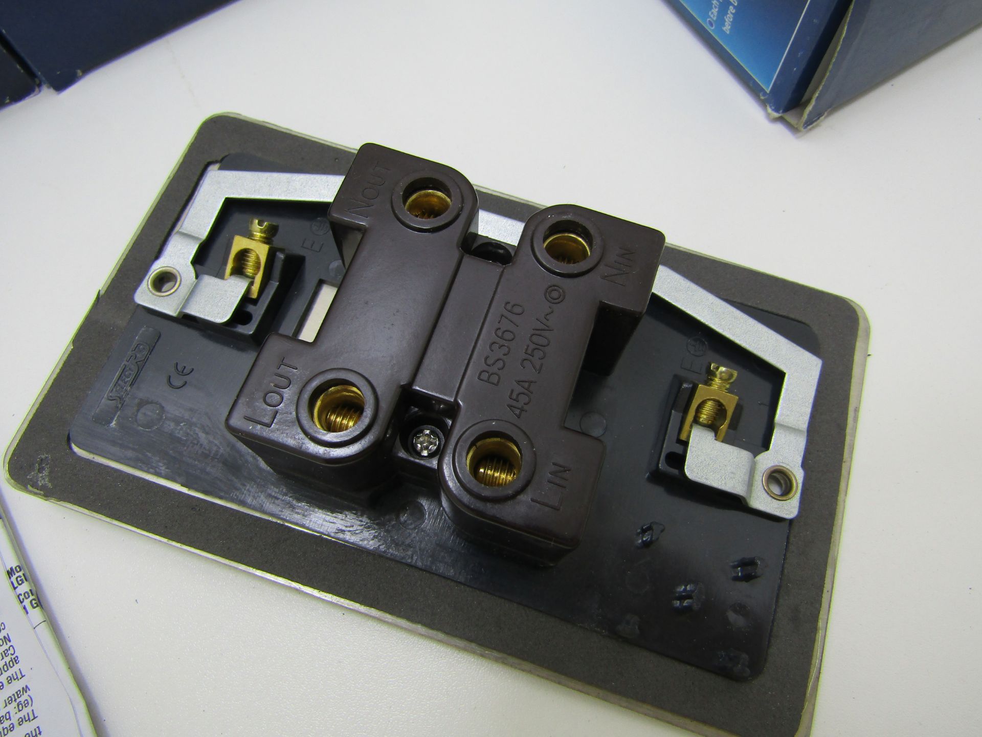 4 x 45a DP Cooker Switch. - Image 3 of 5