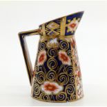 A novelty Royal Crown Derby porcelain Milk Jug - Imari Pattern C.19thC