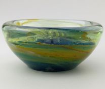 A very heavy Maltese Medina Art Glass Bowl C.1968-70's