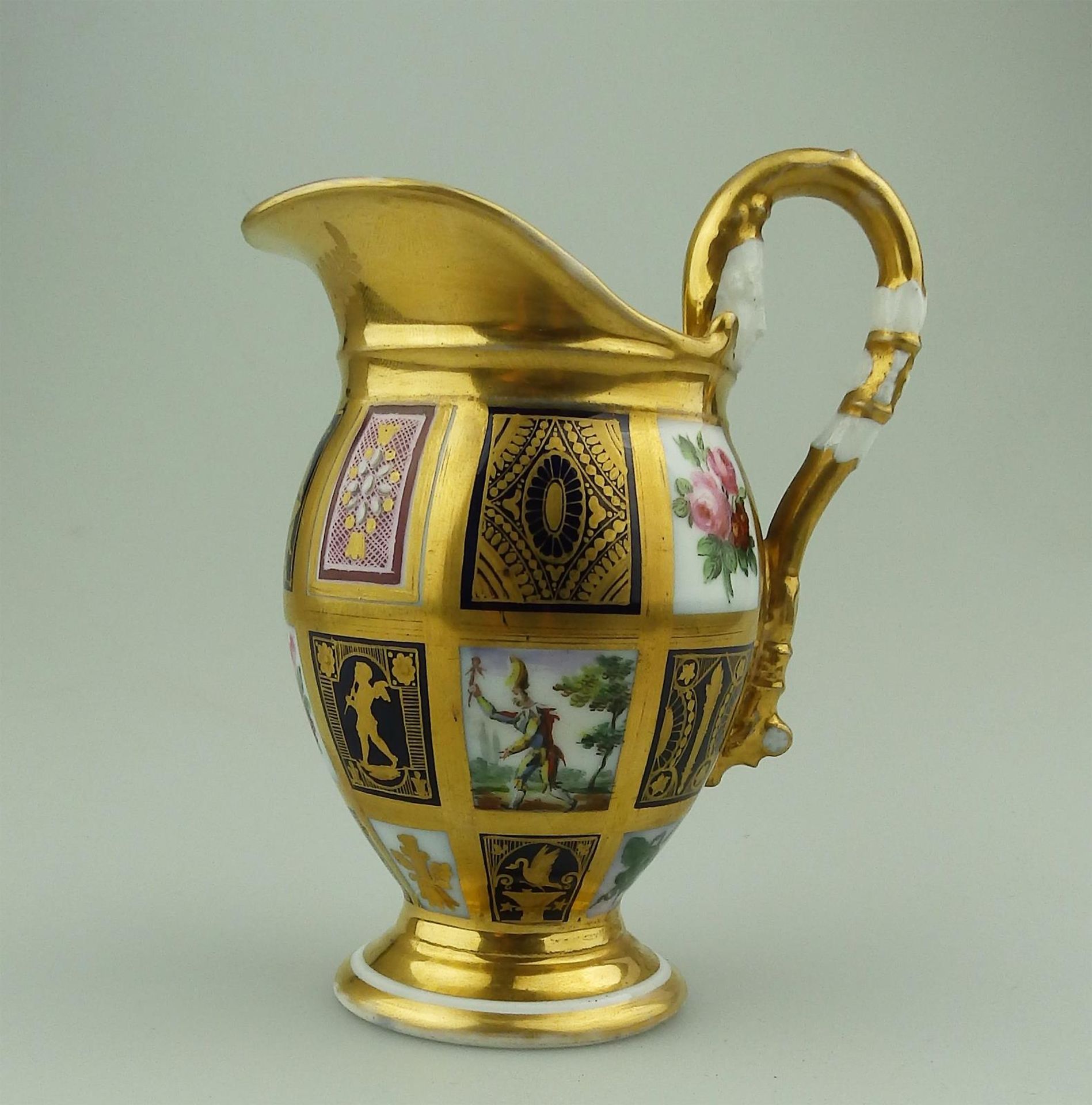 An extraordinary & very fine Old Paris porcelain gilt Jug 19thC - Image 2 of 11