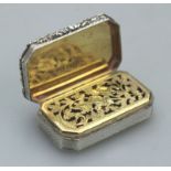 A good William IV solid silver Vinaigrette C.1832