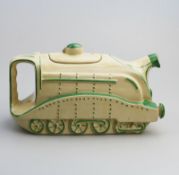 An extremely rare Sadler Mallard Train pottery Teapot C.1930's