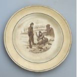A Grimwades pottery WW1 Bruce Bairnsfather Old Bill Plate C.1917