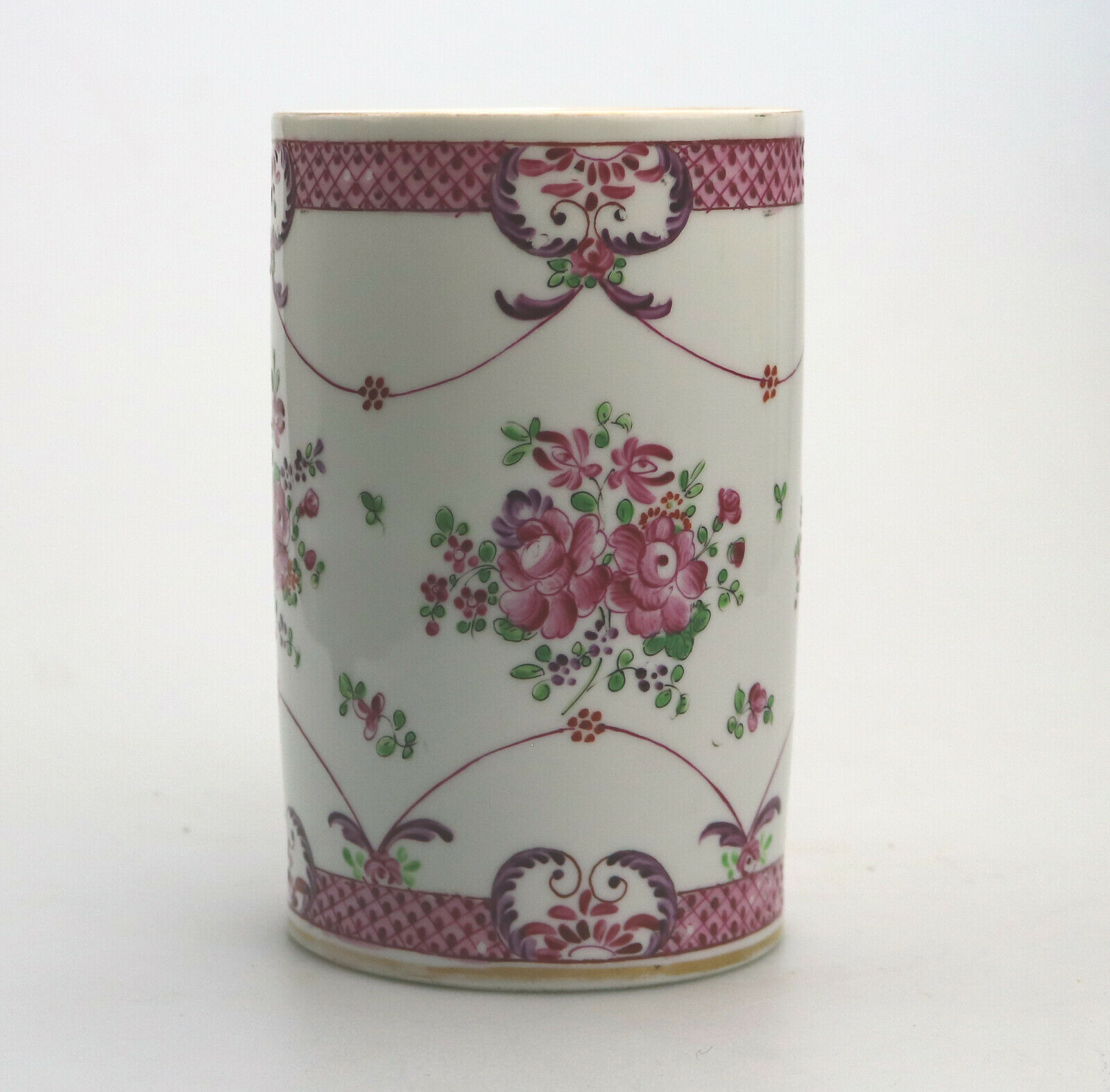 A Chinese Famille Rose Porcelain large Tankard signed C.19thC - Image 3 of 8