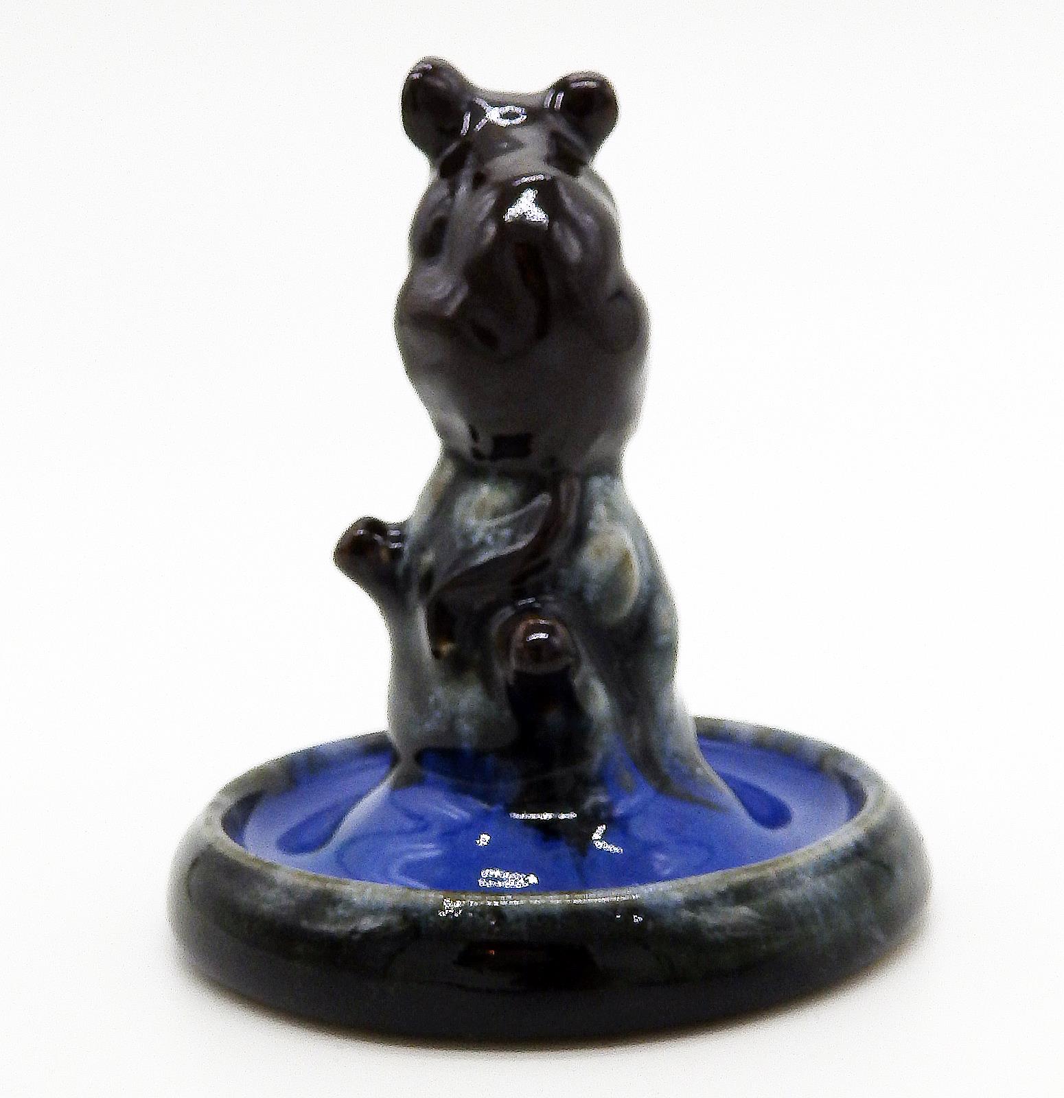 A rare Doulton Lambeth Mouse Bibelot Ring Tree No.2C1920's - Image 6 of 7