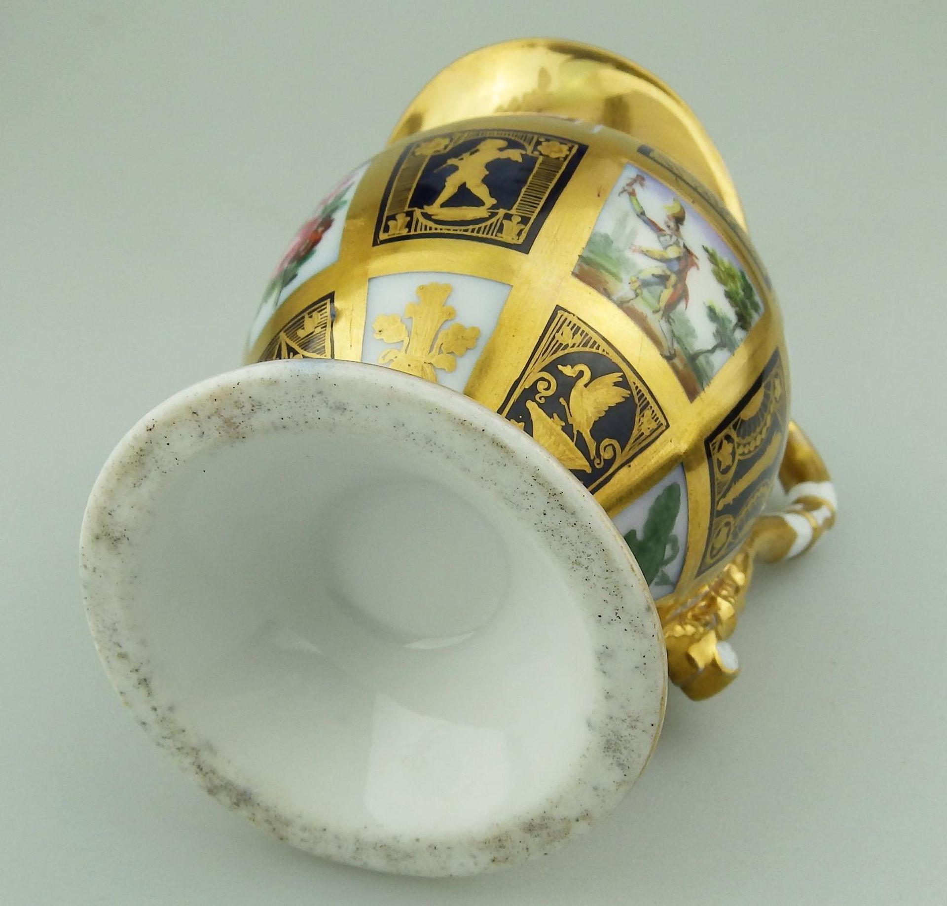 An extraordinary & very fine Old Paris porcelain gilt Jug 19thC - Image 11 of 11