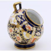 A novelty Royal Crown Derby porcelain Miniature Coal Shuttle, imari colours - C.1920