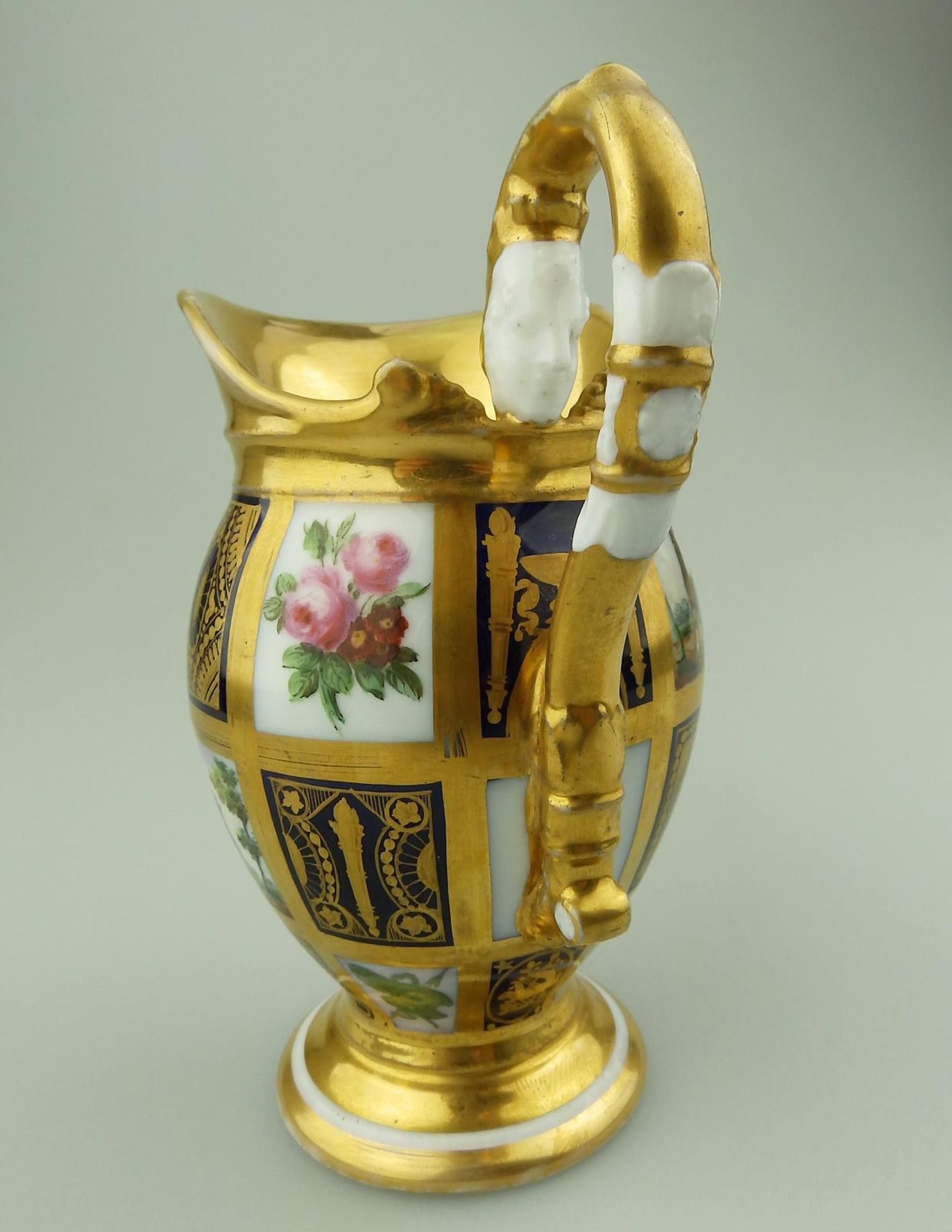 An extraordinary & very fine Old Paris porcelain gilt Jug 19thC - Image 7 of 11