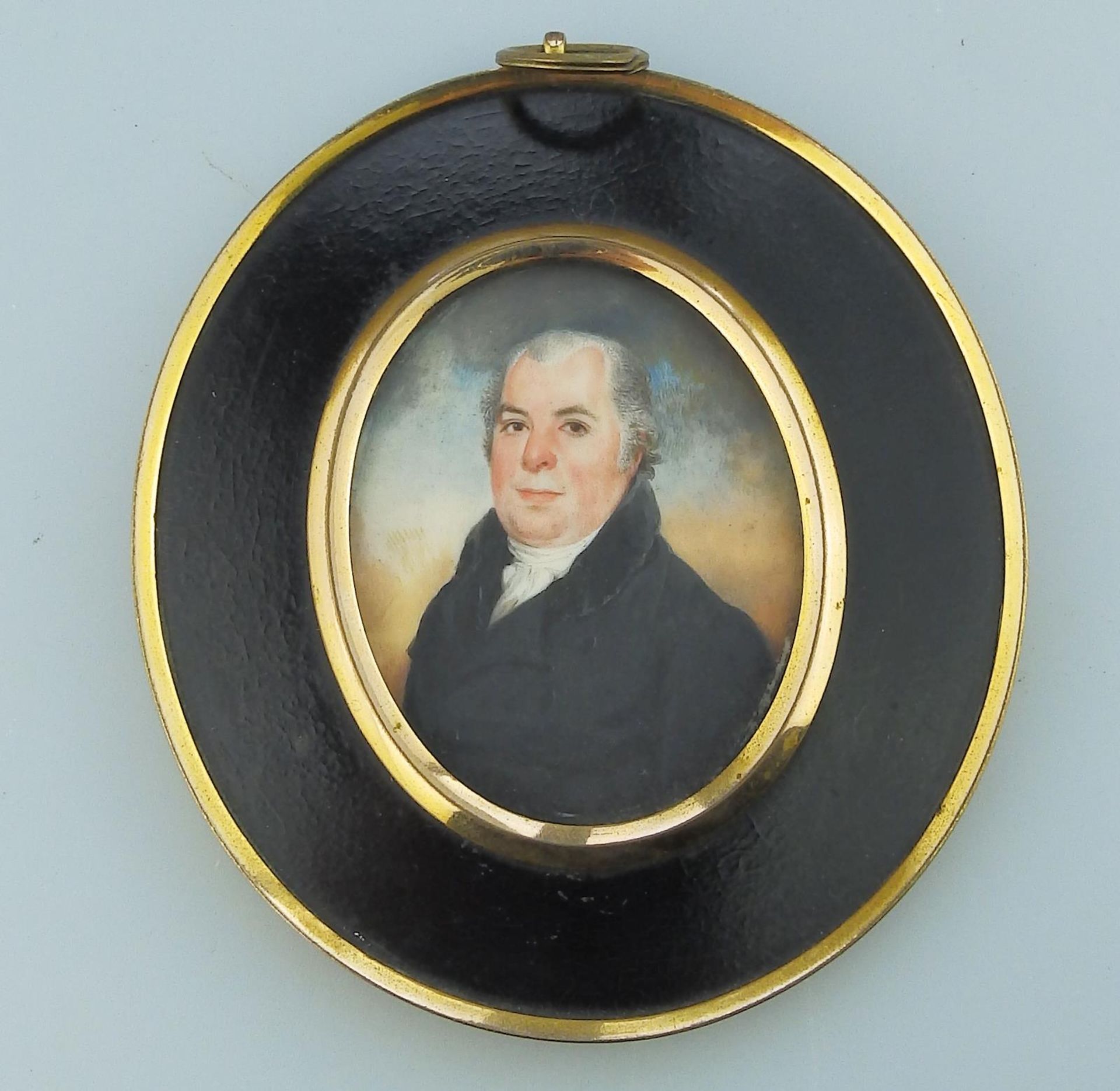 Attributed Frederick Buck Irish Portrait Miniature a gentleman C.1800 - Image 2 of 4