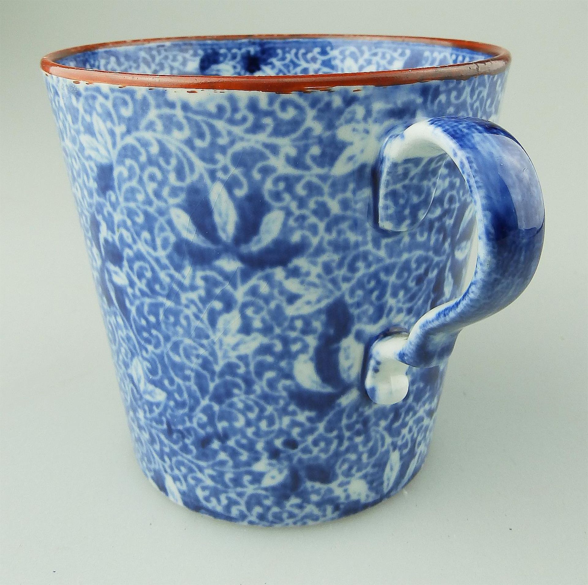 An English pearlware Pottery blue & white transferware Cup & Saucer C.1810 - Image 4 of 8