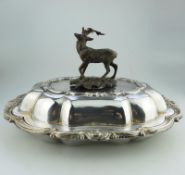 A Transition Period novelty Silver Plate Venison Dish 1840