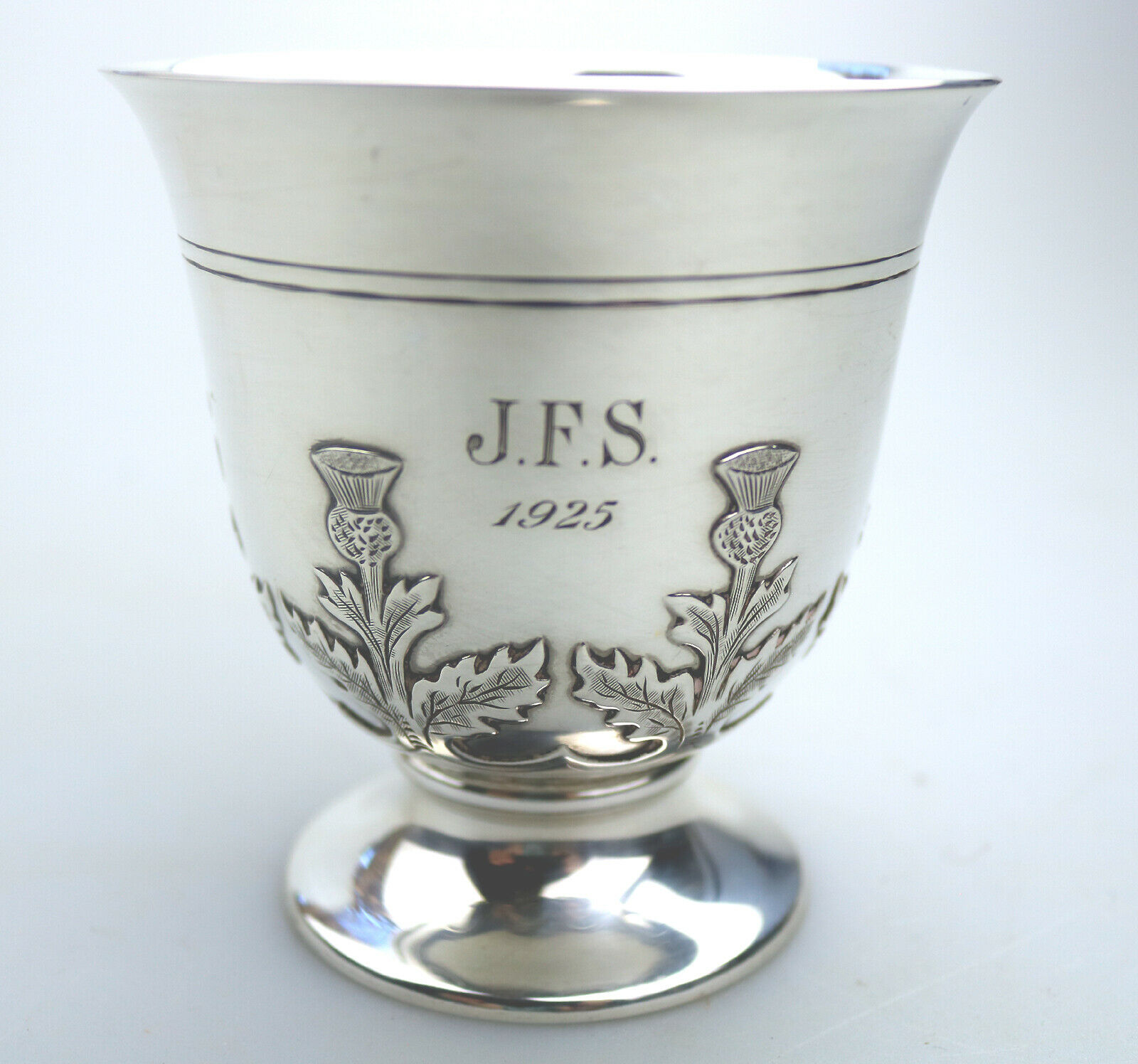 A fine & rare Scottish solid silver Tankard by Hamilton & Inches C.1922 - Image 4 of 8