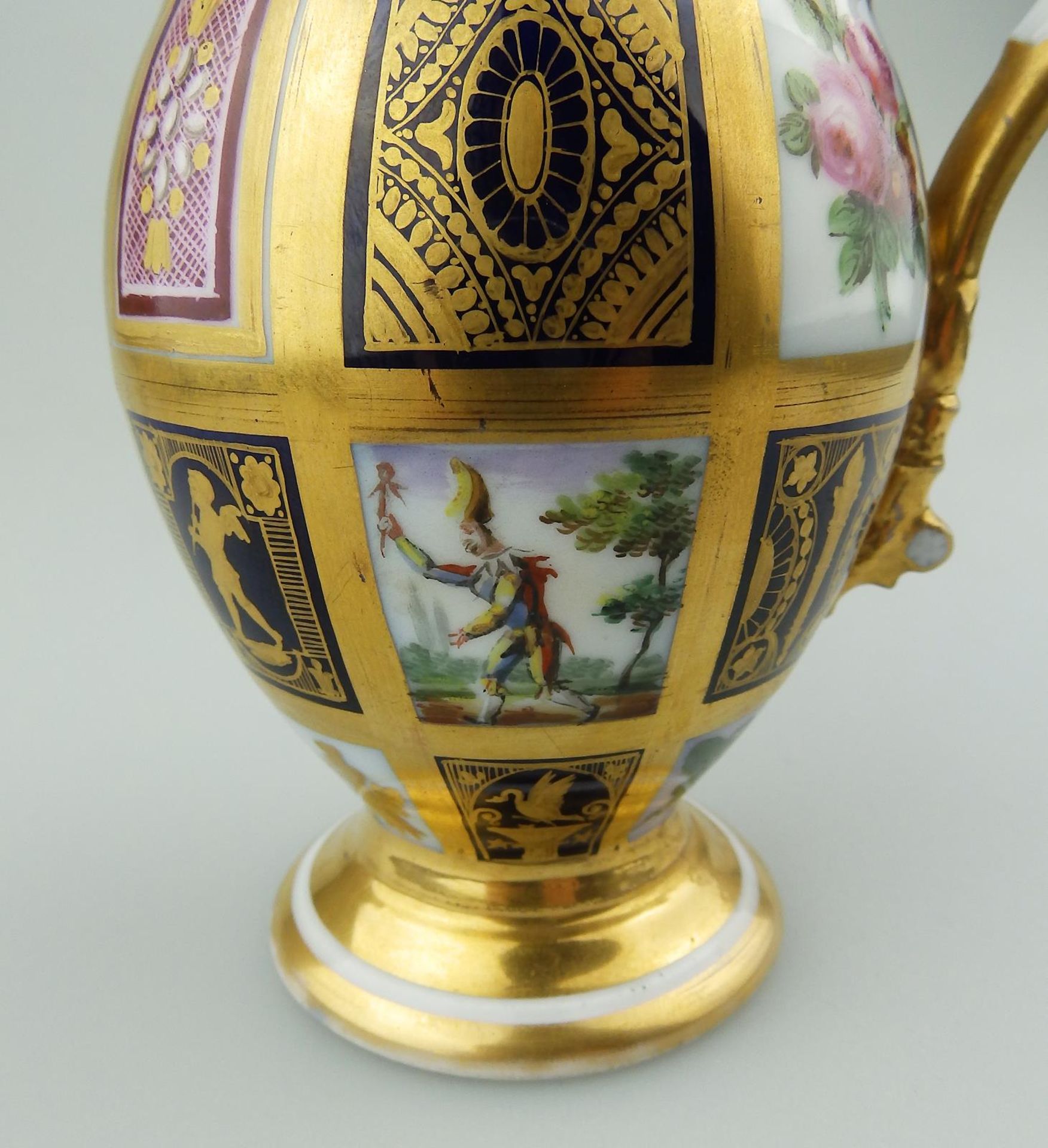 An extraordinary & very fine Old Paris porcelain gilt Jug 19thC - Image 6 of 11