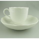 A rare Academic / Dot Meissen porcelain Blanc de Chine Cup Saucer 1765