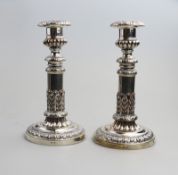 A superior pair of Old Sheffield Candlesticks by Mathew Boulton C.1800