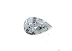 GIA Pear Shape Diamond E IF 0.91 Carats