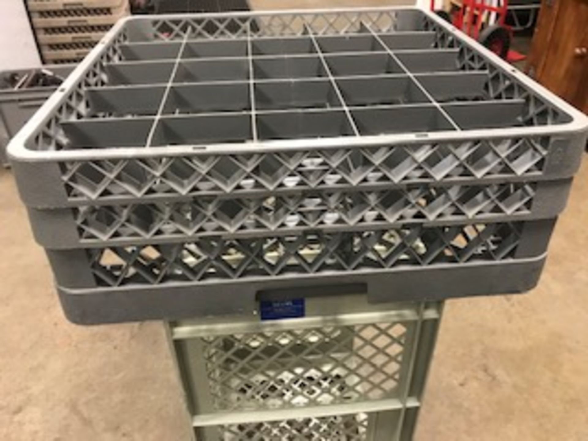 Crates for glasses/cups 500/500mm x 12