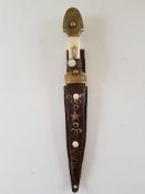 Eastern Dagger With Leather Sheath