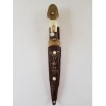 Eastern Dagger With Leather Sheath