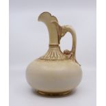 Victorian Royal Worcester Blush 1136 Jug 1887