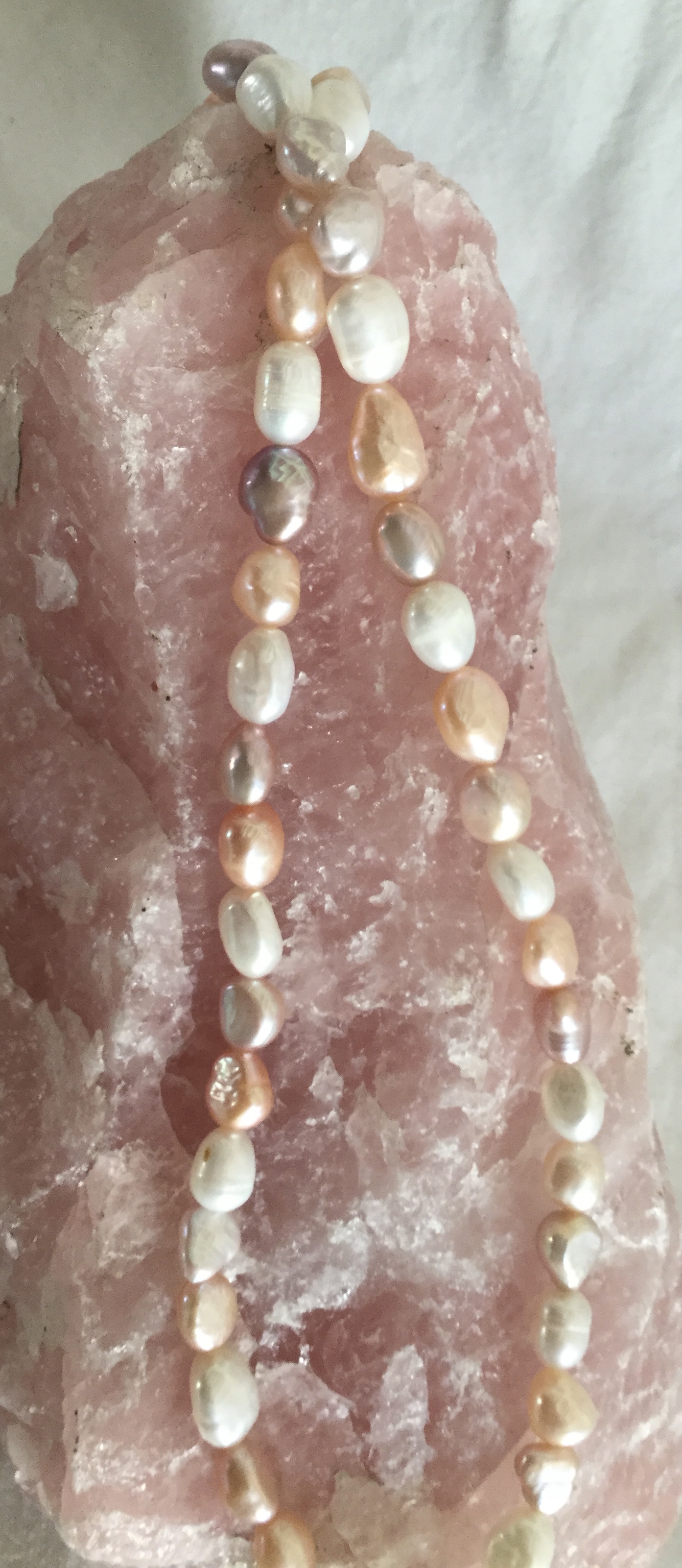 Freshwater Cultured Pearls Coloured Approx. 38 Cm Strand - Image 2 of 7
