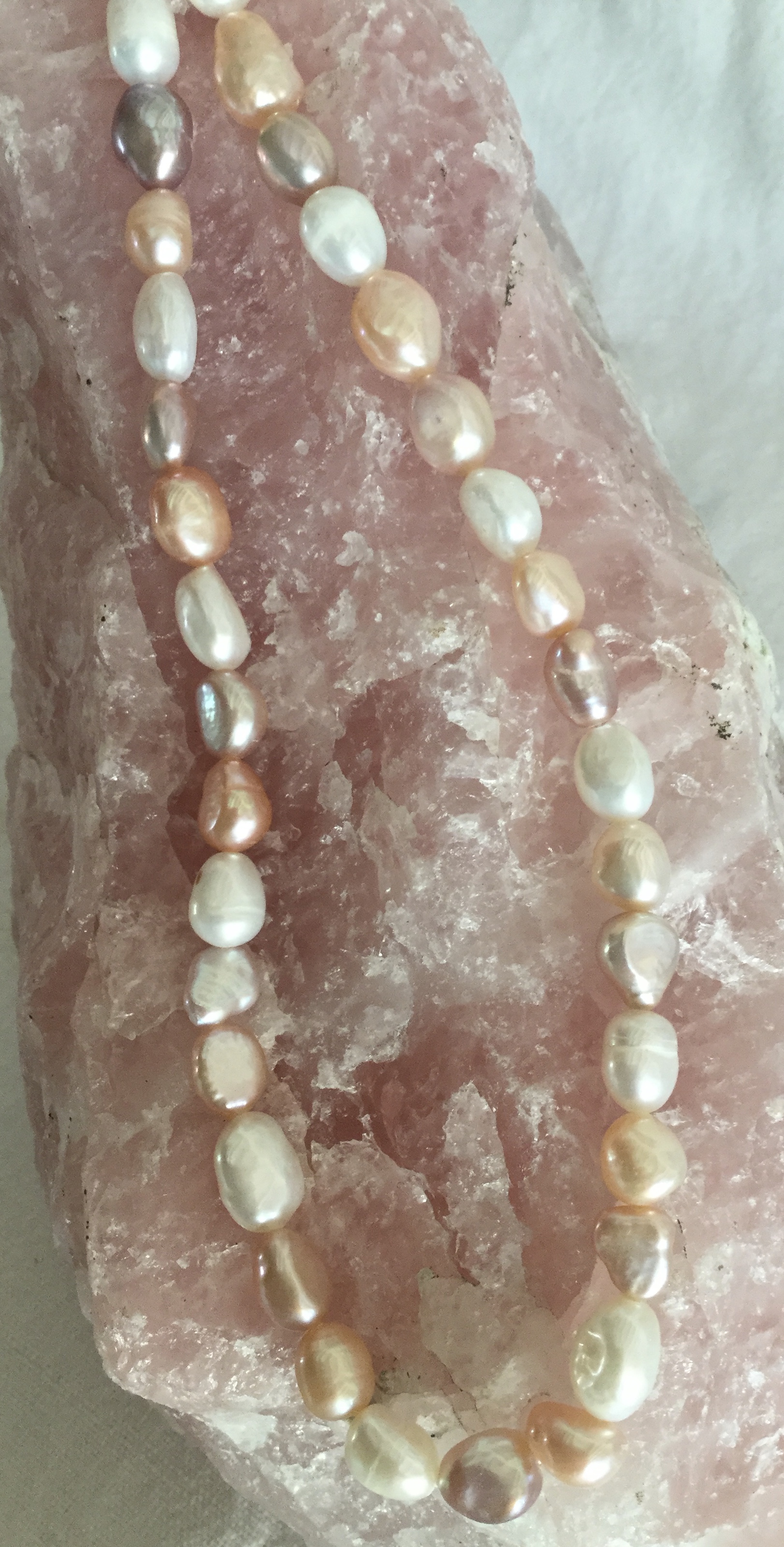 Freshwater Cultured Pearls Coloured Approx. 38 Cm Strand - Image 5 of 7