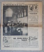 Selling 6 Vintage Newspapers Connected To English Monarchy From 1910S To 1950S
