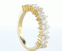 14 Kt. Yellow Gold - Ring - 1.26 Ct Diamond - Diamonds