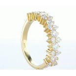 14 Kt. Yellow Gold - Ring - 1.26 Ct Diamond - Diamonds