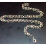 English Sterling Silver 18 Inch Necklace Excellent Hand Craftsmanship