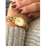 Rare And Visually Stunning Vintage Rolex 8823 Ladies 18K Gold Watch