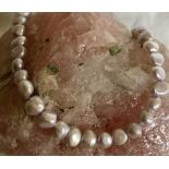 Freshwater Cultured Lavender Pearls Baroque