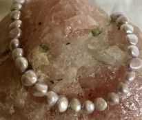 Freshwater Cultured Lavender Pearls Baroque