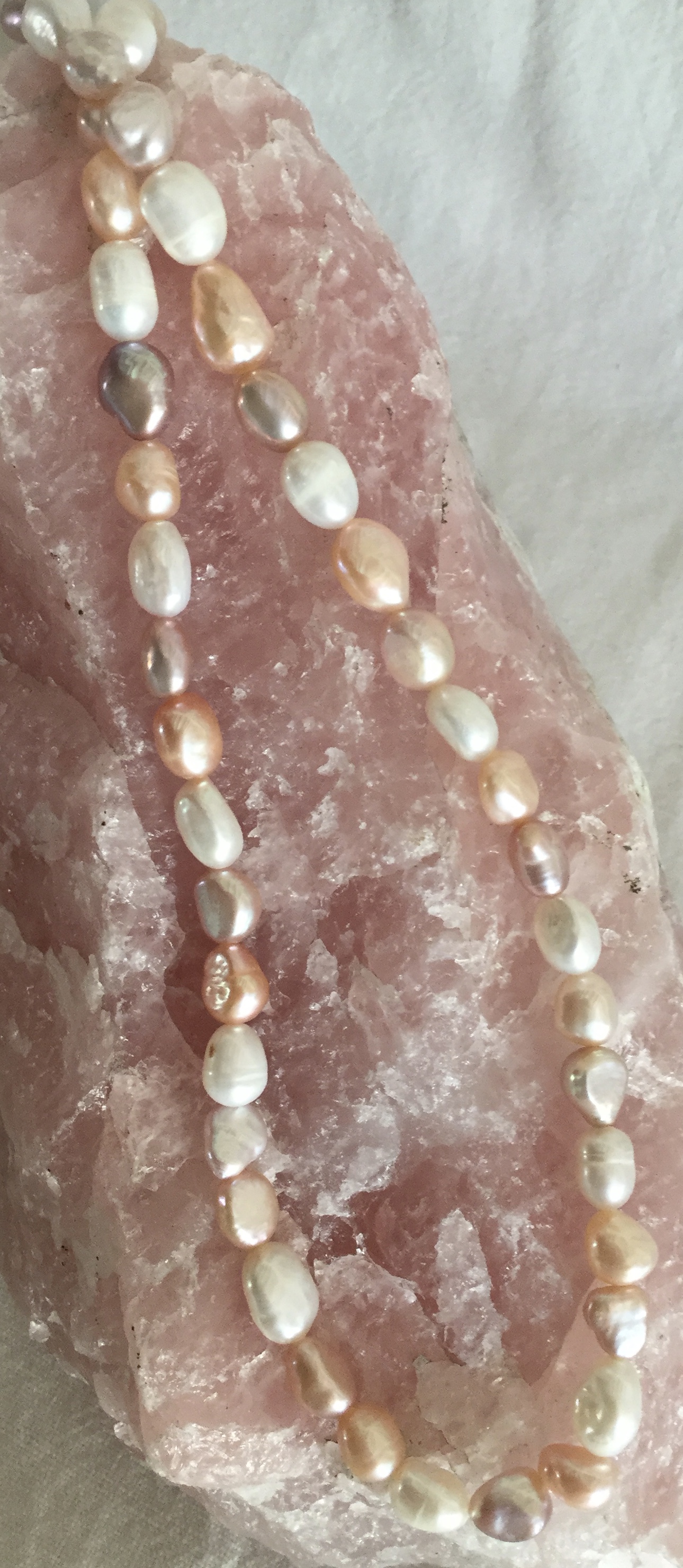 Freshwater Cultured Pearls Coloured Approx. 38 Cm Strand - Image 7 of 7