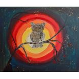 The Lonely Owl In The Night By Lauraartist68