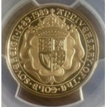 1989 500Th Anniversary Elizabeth II Gold Proof Two Pounds/Double Sovereign