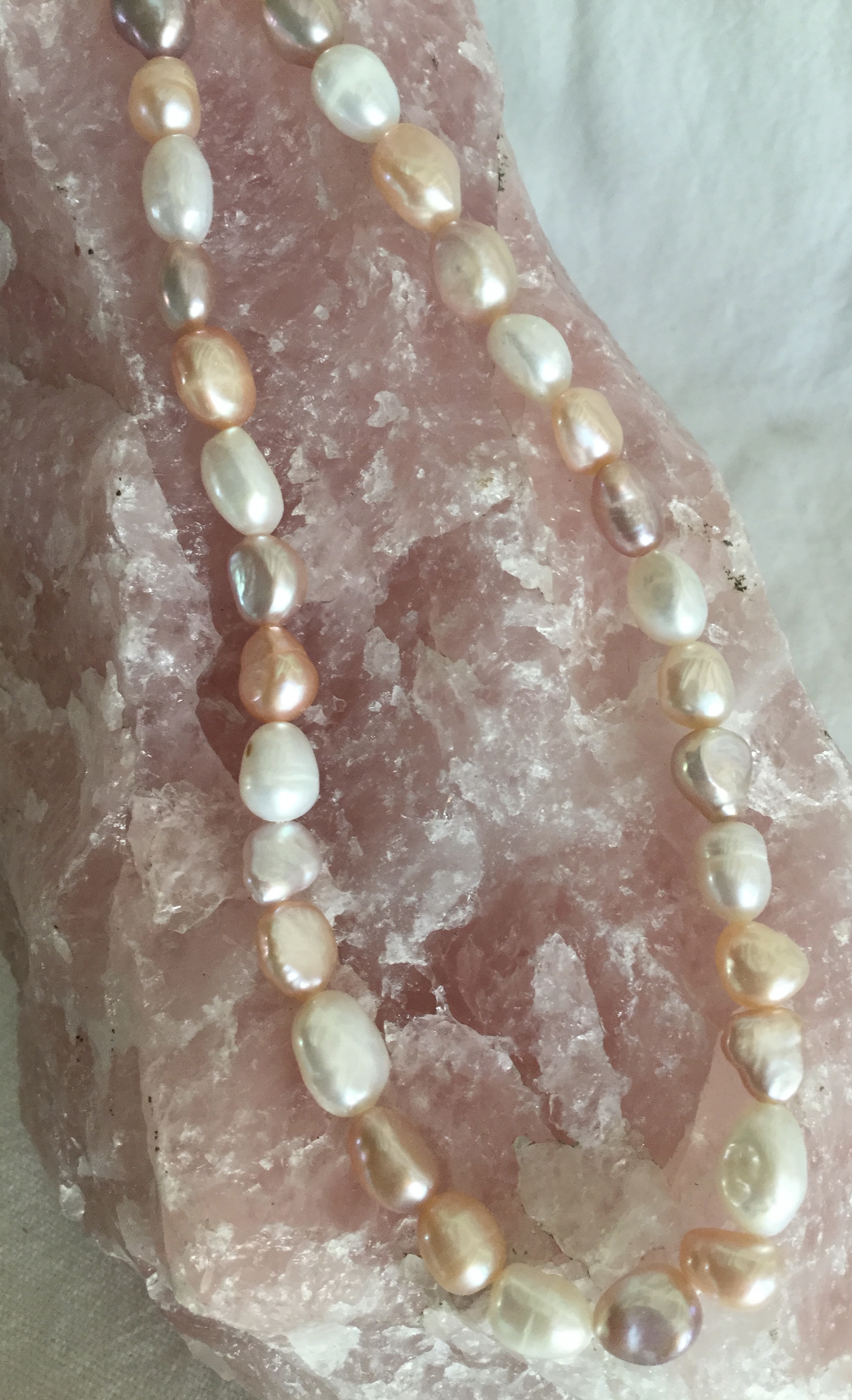 Freshwater Cultured Pearls Coloured Approx. 38 Cm Strand - Image 3 of 7