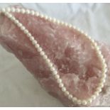 Freshwater Cultured White Potato Pearls Approx. 38 Cm