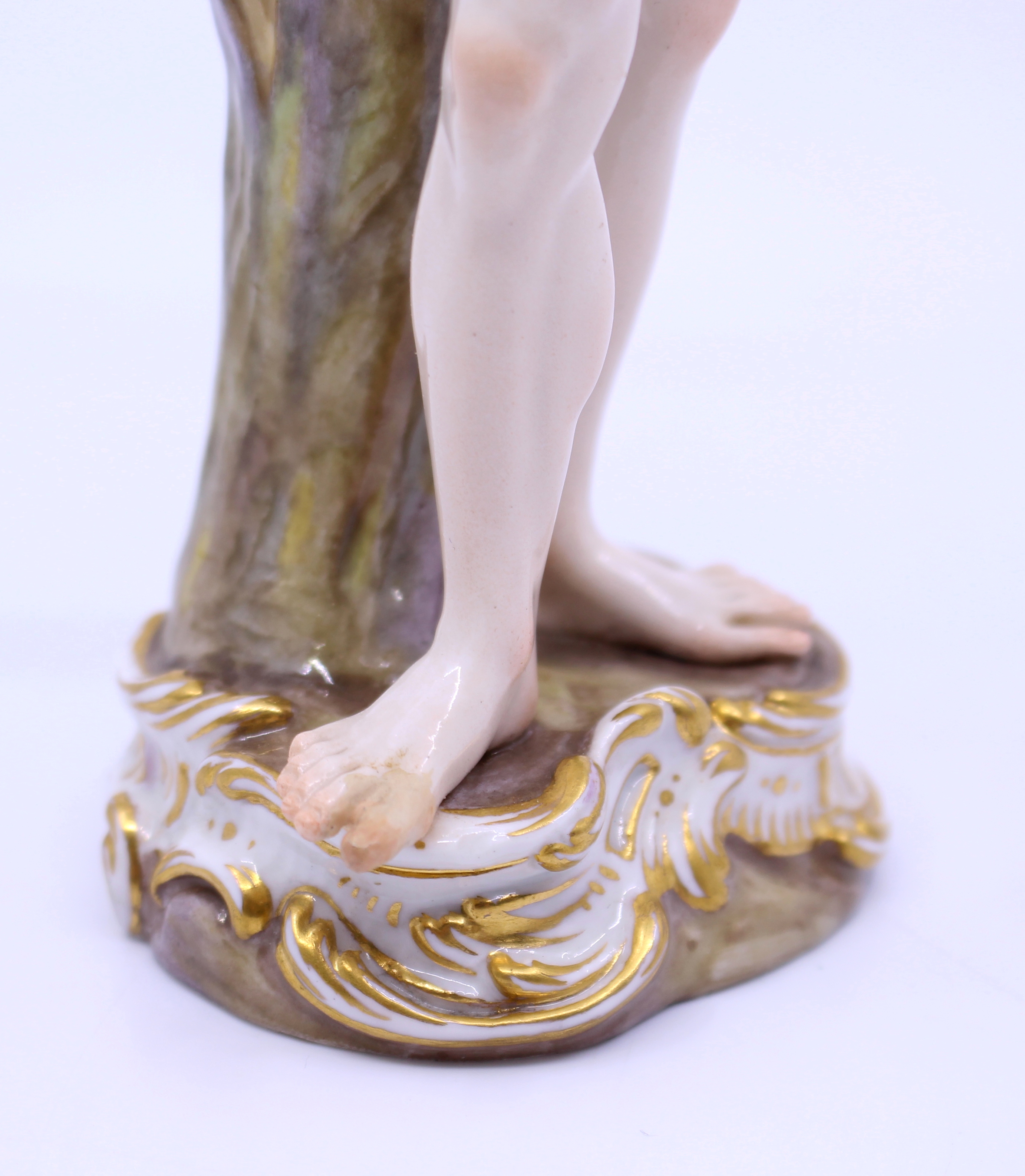 19th c. Meissen Friedrich Elias Meyer C 82 Figurine Autumn - Image 6 of 8