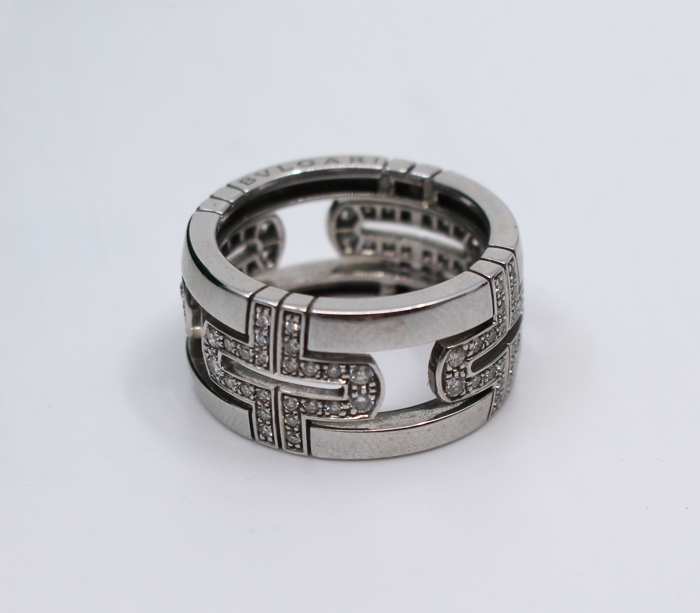 Bulgari Parentesi Diamond Band Ring - Image 2 of 4