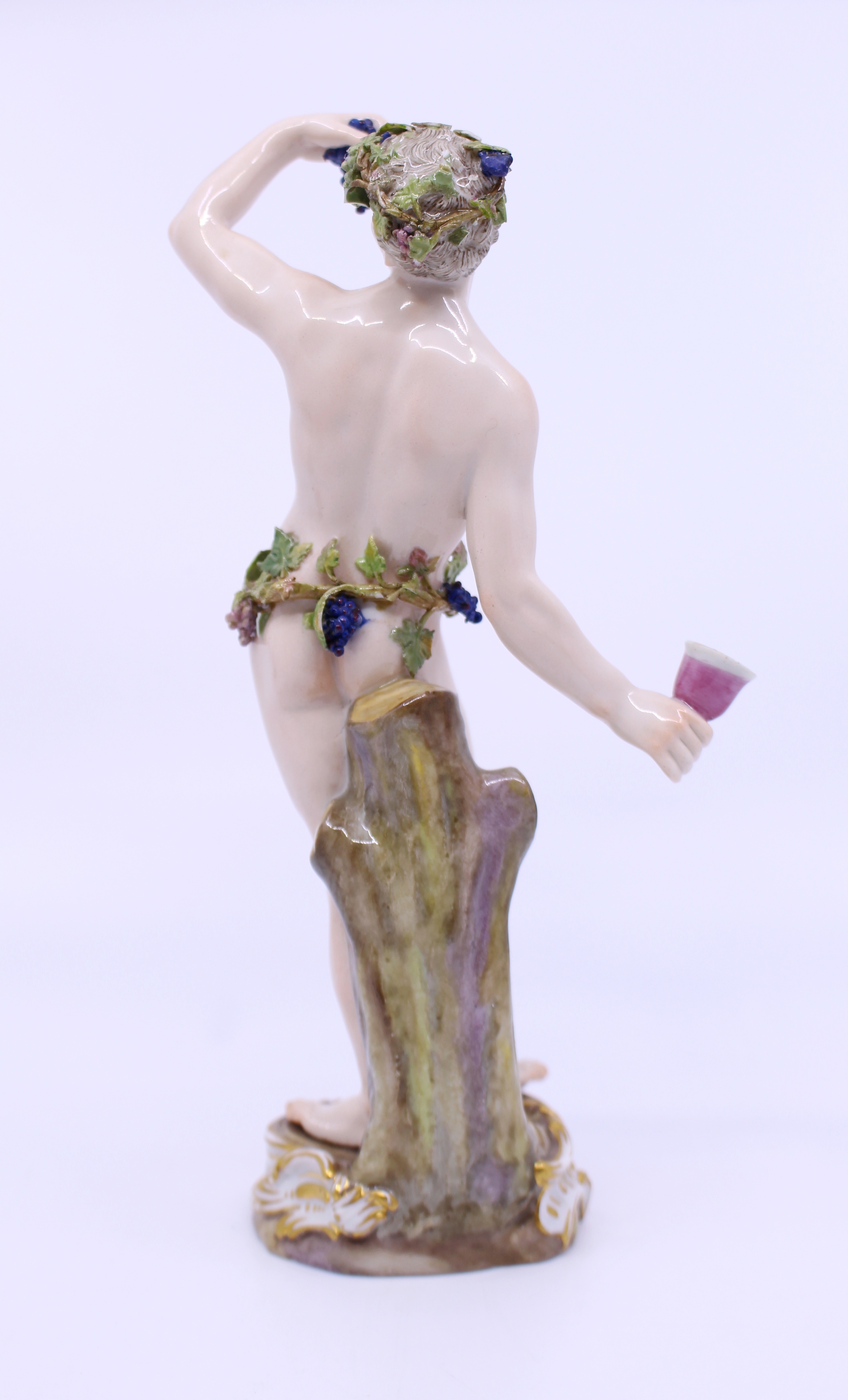 19th c. Meissen Friedrich Elias Meyer C 82 Figurine Autumn - Image 3 of 8