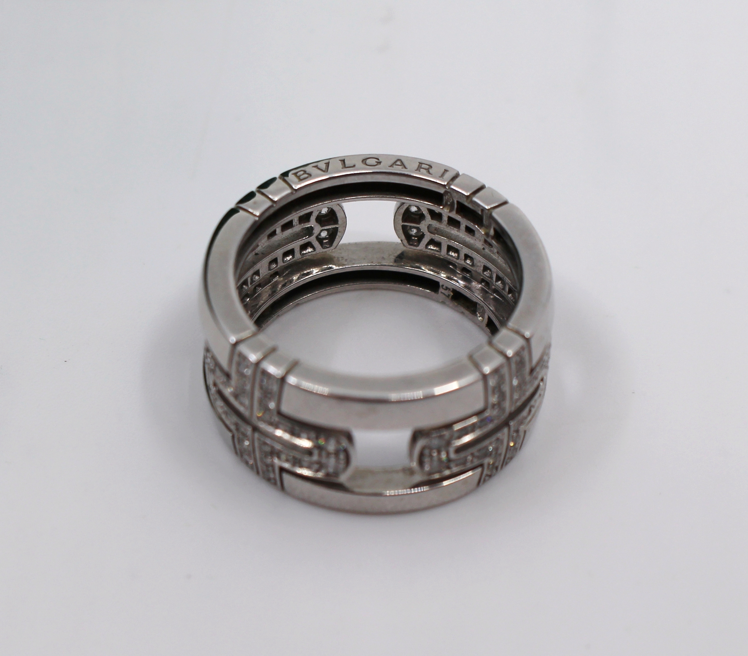 Bulgari Parentesi Diamond Band Ring - Image 4 of 4