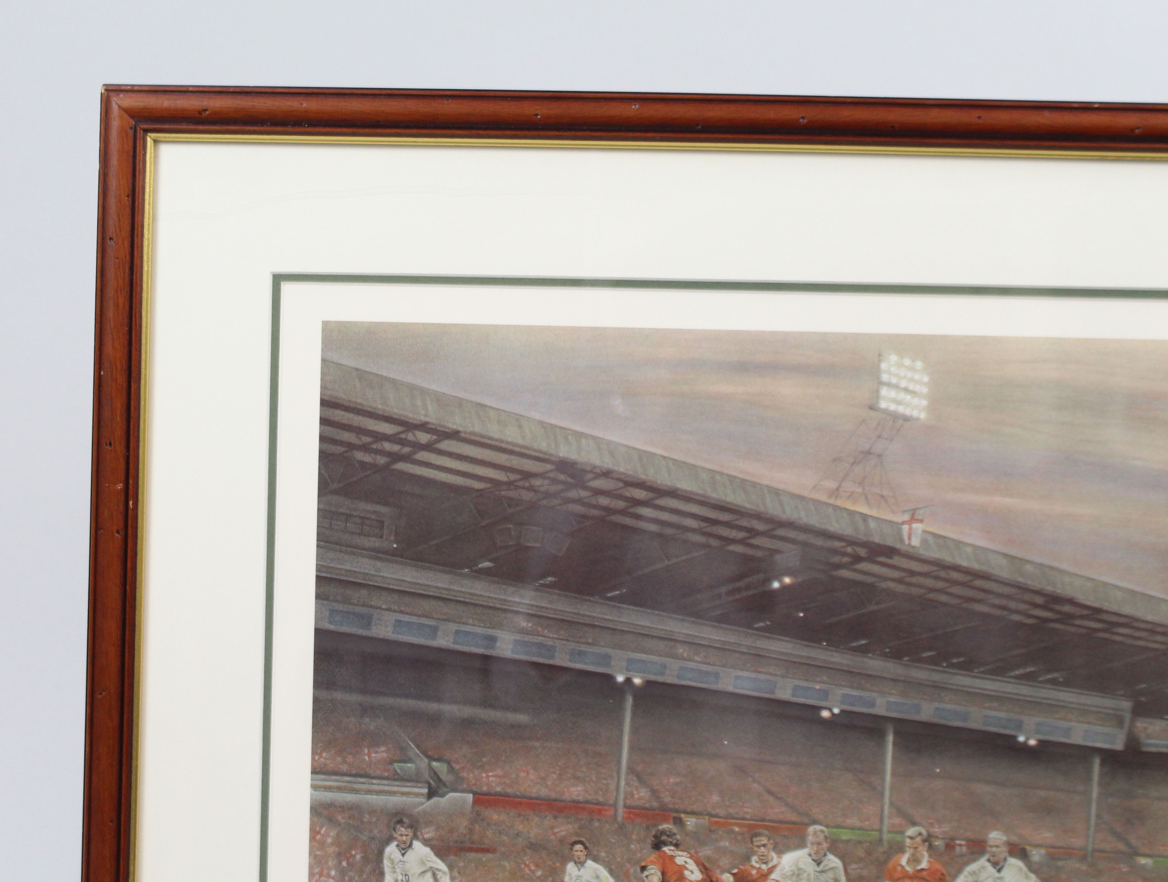 Signed Limited Edition Framed Football Print "Coming Home" - Image 2 of 5
