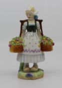 Royal Worcester Dutch Girl Figurine 2922