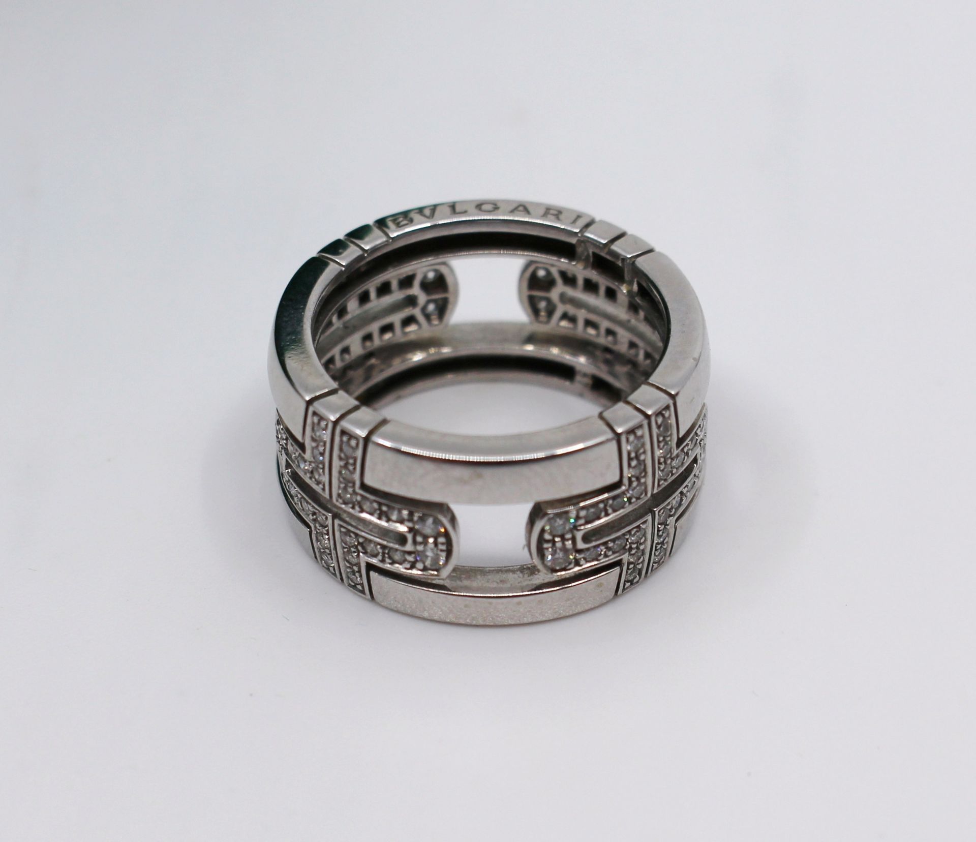 Bulgari Parentesi Diamond Band Ring - Image 3 of 4