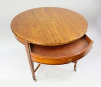 Circular English Satinwood Centre Table c.1910