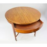 Circular English Satinwood Centre Table c.1910