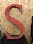 Vintage Signage Letter S