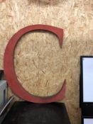 Vintage Signage Letter C