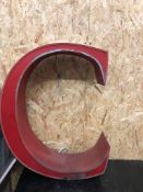 Vintage Signage Letter C